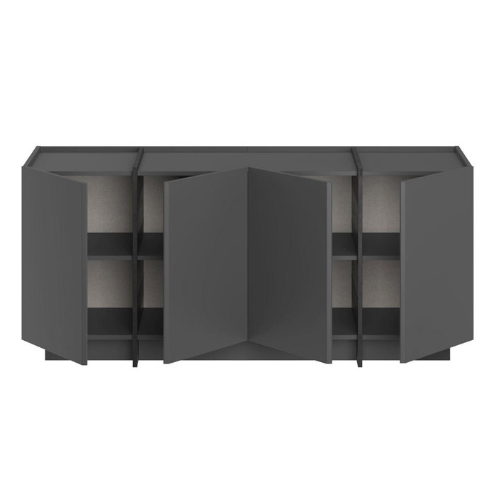Nordure Consola Antracita y Negro